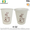 Tasse de café imprimée jetable de 8oz avec l&#39;impression (8 oz-27)